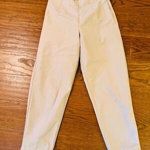 Fabindia Tan Ankle Pants